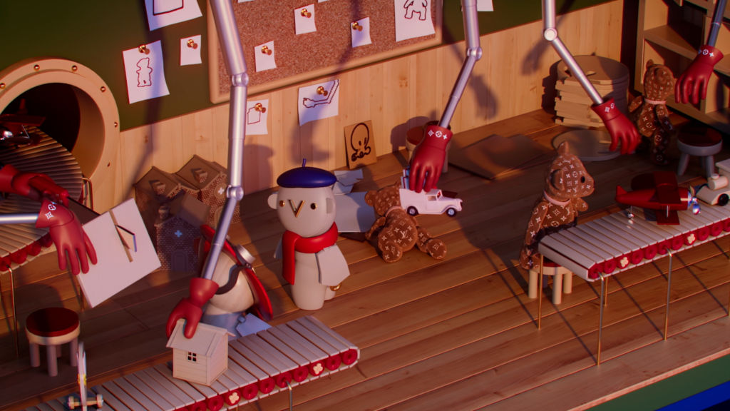 LOUIS VUITTON XMAS 3D ANIMATION