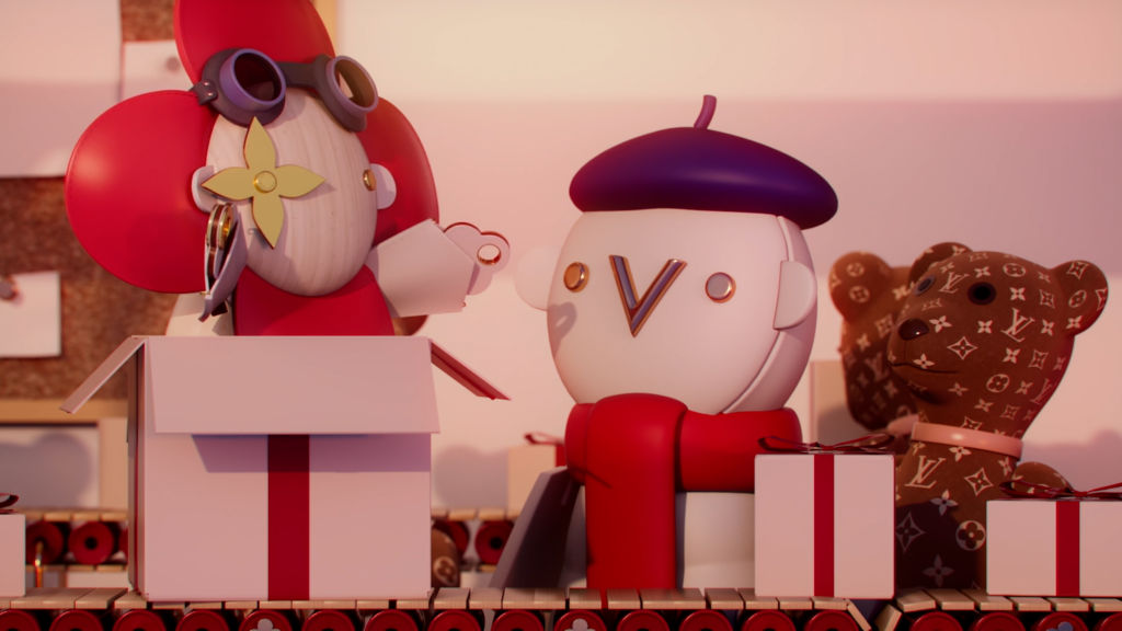 LOUIS VUITTON XMAS 3D ANIMATION