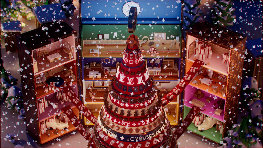 LOUIS VUITTON XMAS 3D ANIMATION