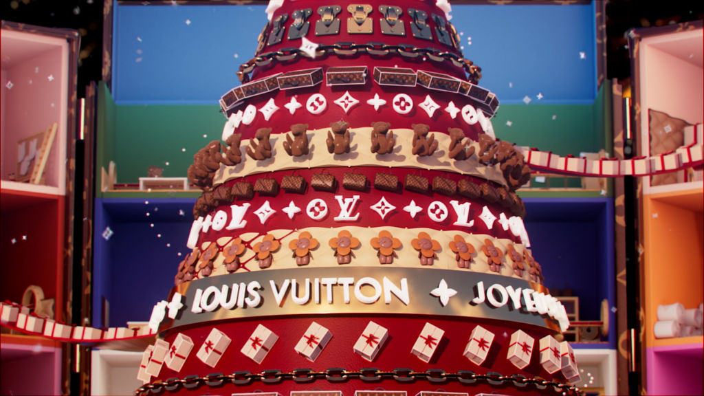 LOUIS VUITTON XMAS 3D ANIMATION