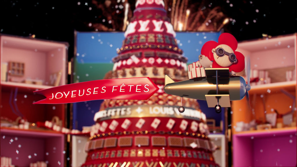 LOUIS VUITTON XMAS 3D ANIMATION