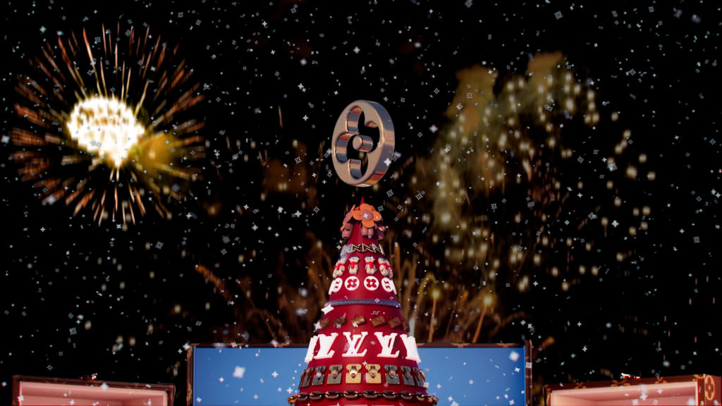 LOUIS VUITTON XMAS 3D ANIMATION