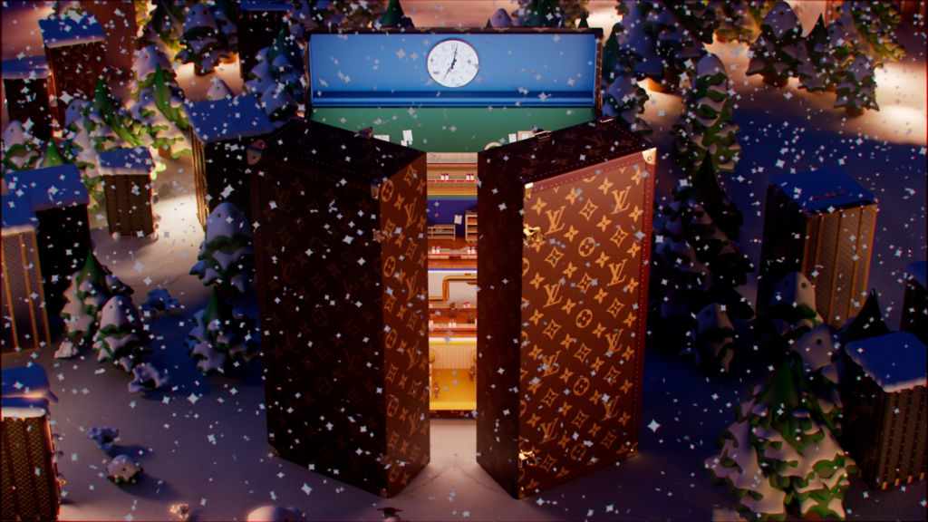 LOUIS VUITTON XMAS 3D ANIMATION