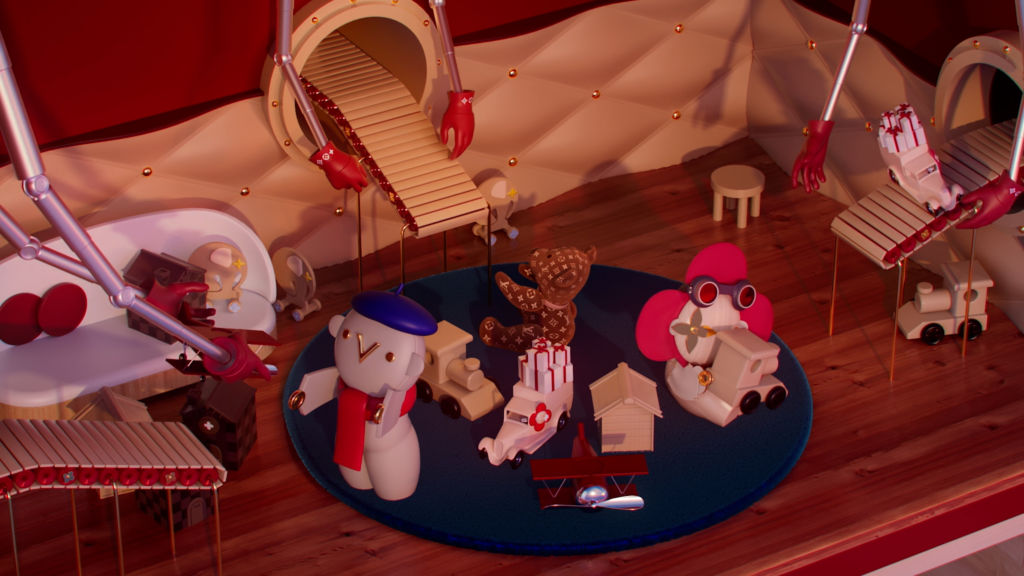 LOUIS VUITTON XMAS 3D ANIMATION