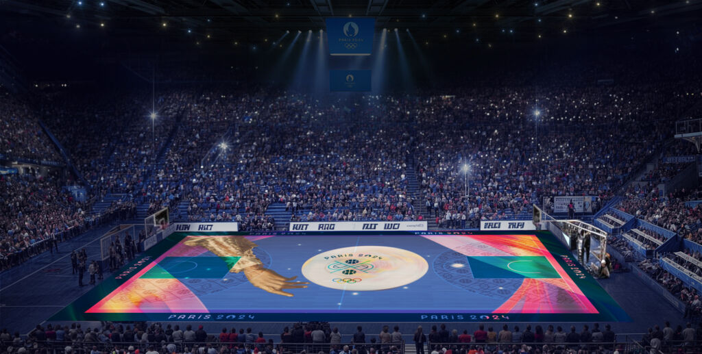 VIDEO MAPPING JEUX OLYMPIQUES PARIS 2024